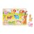 Tooky Toy: Puzzle cu mâner, 9 piese - Animale sălbatice 128298151
