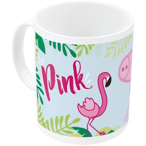 Cană Peppa Pig Flamingo Roz, 235 ml, Porțelan, Cutie Cadou - Cani