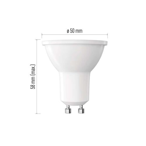 EMOS LED Basic MR16 GU10 2,9W 250lm Természetes Fehér Izzó - Otthon és kert