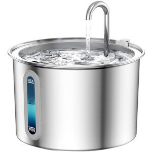 Oneisall Rozsdamentes Acél Kutyus és Cicus Itató - PWF-001-1