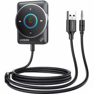 Bluetooth 5.4 adapter Ugreen CM723, USB + 3,5 mm-es mini jack, beépített mikrofon fekete (35002) 128301791 - Bluetooth adapter