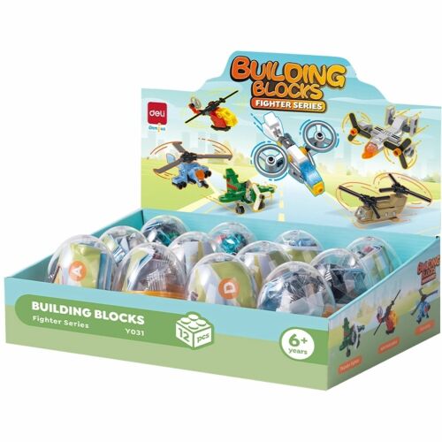 Építőjáték, tojásban REPÜLŐK, 6 különböző modell 128301999