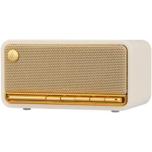 Edifier MP230 Bluetooth hangszóró, fehér és arany, ferde nézet - Audio