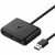 Ugreen CR113 USB Hub, 4x USB 3.0 port, 5Gbps adatátvitel, 1m kábel, fekete