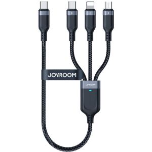 Többfunkciós USB-ről USB-C-re 2x Lightning Micro Joyroom kábel S-A18 128303370 - Lightning kábel