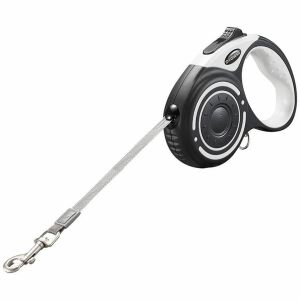 Dogness automata póráz 5 m zseblámpával és táskatartóval szürke (JS04 Grey) 128304115 - Állattartás