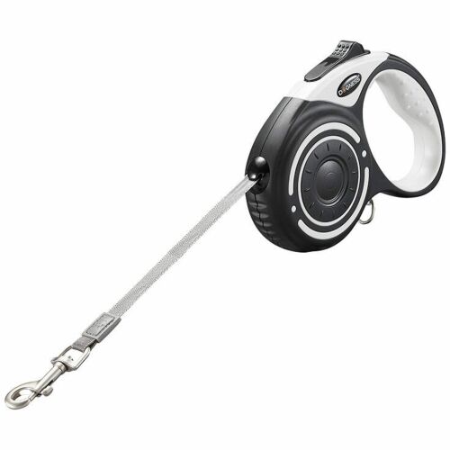 Dogness automata póráz 5 m zseblámpával és táskatartóval szürke (JS04 Grey) 128304115