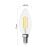 LED izzó Filament gyertya / E14 / 7 W (75 W) / 1055 lm / természetes fehér (ZF3D53) 128304360