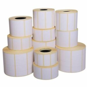 50x20mm öntapadó papír címke 2000 címke/tekercs