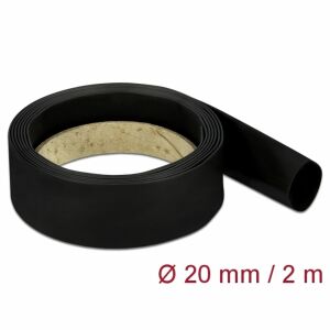 Delock Fekete zsugorcső 2 m x 20 mm (18985) 128304896 - Zsugorcső
