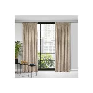 Riva bársony sötétítő függöny sötét bézs színben, 140x270 cm, Eurofirany - Függöny