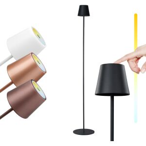 Dörr Manta akkumulátoros álló LED lámpa, fényerő és színhőmérséklet szabályozás, 117cm, fekete 128306694 - Állólámpa