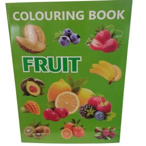 Színező könyv - 16 oldalas - Gyümölcsök
