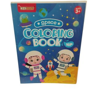 Színező könyv - 16 oldalas - Űr