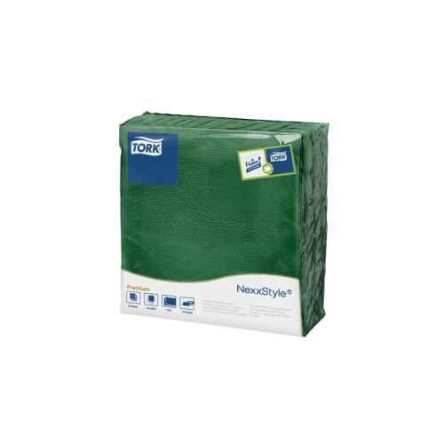 Tork szalvéta Nexxstyle Range Premium 38X39cm, 2 rétegű, SÖTÉTZÖLD, 50 lap/csg, 18csg/karton 128307088