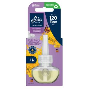 Glade Blooming Flowers elektromos légfrissítő utántöltő, 20ml, akár 120 napig tartó illattal - Glade