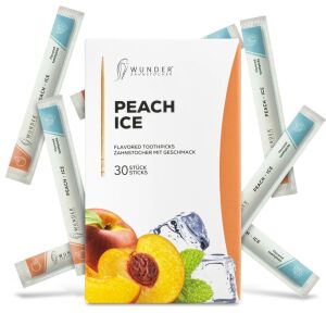 Ízesített fogpiszkáló papírdobozban - jeges barack ízű 30 db 128308832