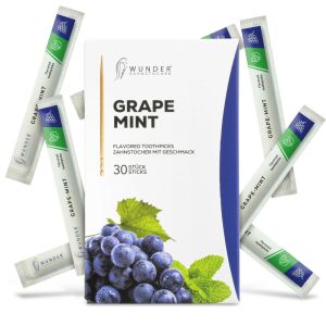 Ízesített fogpiszkáló papírdobozban - mentás szőlő ízű 30 db 128308866