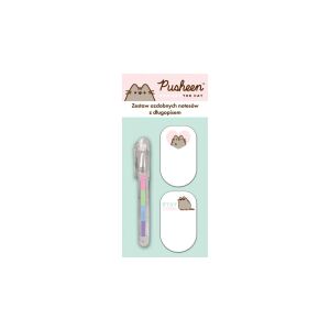 Pusheen Mini Schreibwaren-Set mit 2 Notizblöcken und 1 Stift - Schreibwaren-Sets