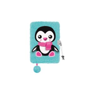 Pingvines 3D szőrmés kulcsos napló - A/5 - 96 lapos (669002) 128309183 - St. Majewski