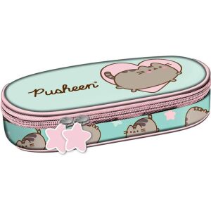 Pusheen Mint Love ovális tolltartó csillag alakú cipzárral - Unipap