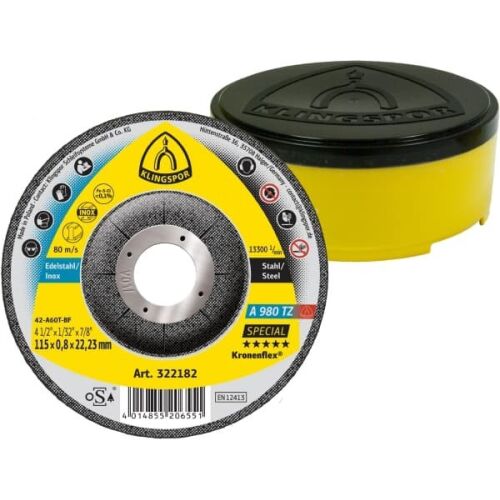 Klingspor A 980 TZ rezný kotúč 125x0,8x22,23 konvexný 128311188