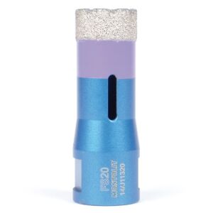 Montolit FS20 20mm diamond core drill bit for tile, porcelain, granite, and marble - Tool accessories