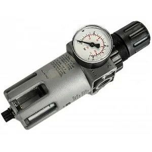 Separator de apă Betta 1/2" cu manometru și scurgere manuală - Accesorii compresoare