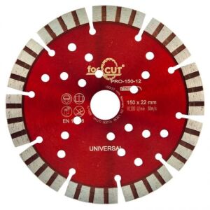 Flexmann За рязане Диамантен диск PRO 150x3,0x12x10x22,2mm турбо Червен сегмент 128312106 - Режещ диск