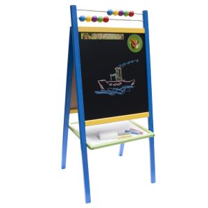 Állványos mágnes- és rajztábla Inlea4Fun ABU MMCBL - Kék