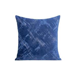Adria bársony párnahuzat sötétkék és pezsgő színben, 40x40 cm - Adria