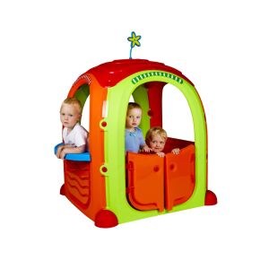 Inlea4Fun Cocoon Játszóház, 94 x 94 x 125 cm, gyerekek játszanak a játszóházban - Szabadtéri játék és felszerelés