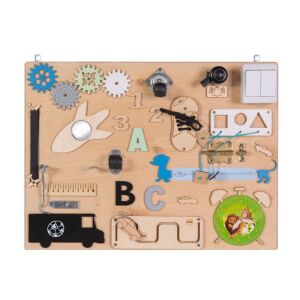 MANIPULATIONSBRETT, MT09, MITTELGROSS, NATÜRLICH 128317681 - Babywalker, Lauflernhilfen und Entwicklungsspiele für Kleinkinder