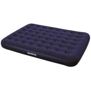 Felfújható kétszemélyes velúr matrac vendégágy 191x137x22 cm BESTWAY 67002