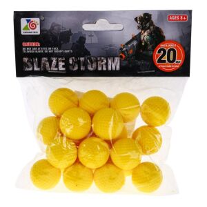 Tartalék habpatron töltények pisztolyhoz 2,35 cm 20 darab Inlea4Fun BLAZE STORM