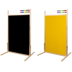 Kétoldalas rajztábla Aga4Kids ST03Y - Sárga 128318661 - Rajztábla