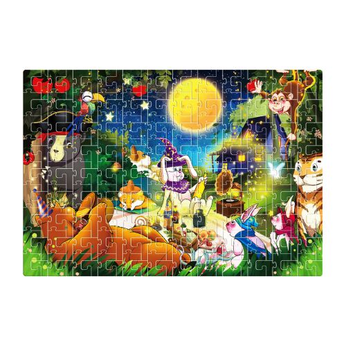 Gyermek puzzle 216 darabos Aga4Kids MR1463 - Állatok az erdőben 128318764