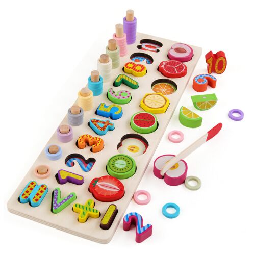 Logikai játék fából MR6102 - számok 128318775