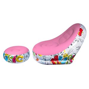 Felfújható fotel lábtartóval AGA DS2508