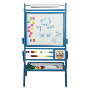 Forgatható mágnes- és rajztábla Inlea4Fun BIG BLUE TPB 128321568 - Rajztábla