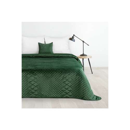 Luiz3 bársony ágytakaró Sötétzöld 170x210 cm