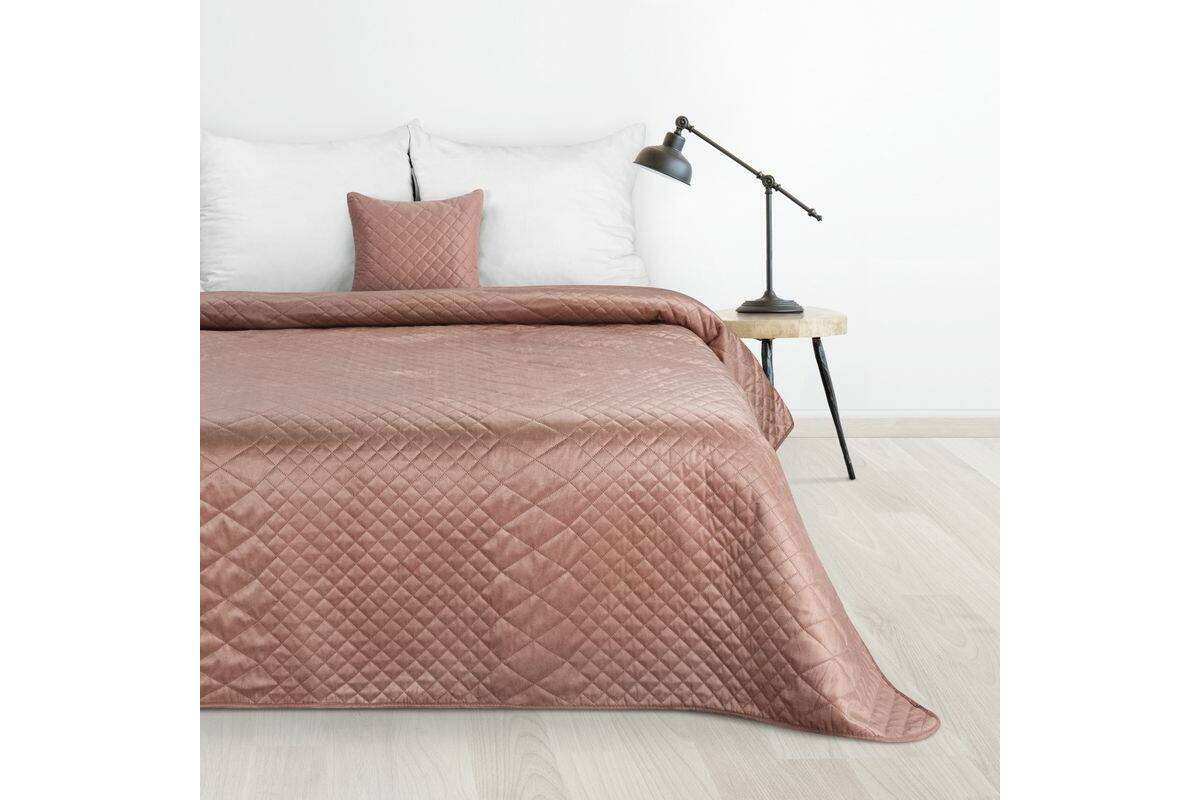 Luiz3 bársony ágytakaró Rózsaszín 220x240 cm