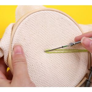 Hímző Tű, Hurkoló Tű, Punch Needle 128325015 - Homyl