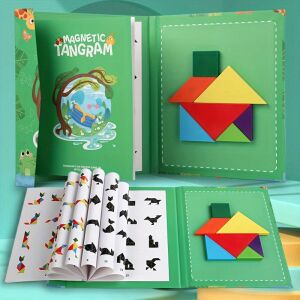 Színes Mágneses Tangram Készlet Gyerekeknek 128331649