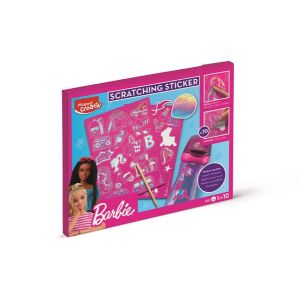 Barbie Scratching Sticker Set von Maped Creativ, ein lustiges und kreatives Spielzeug für Kinder - Maped