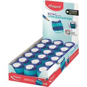 Hegyező display, egylyukú, tartályos, MAPED "Kidy Learn Concentration"