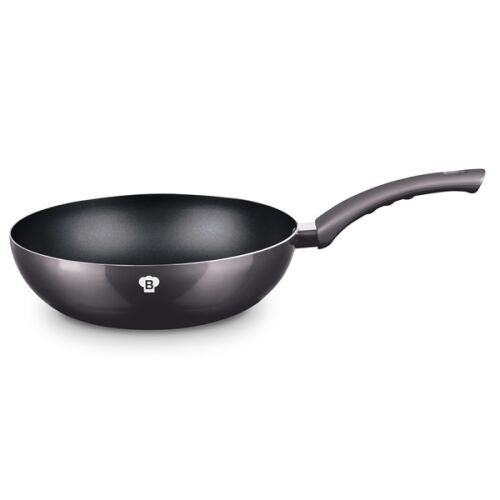 Blaumann BL-3959 Carbon Pro wok, sötét szürke, tapadásmentes, alumínium, wok serpenyő