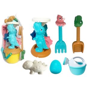 Sandspielzeug-Set, Mühle, Eimer, Dinosaurierformen 128337223 - Garten