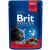 Brit Premium Cat Gulasz Wołowy i Groszek 100g - Saszetka z mokrą karmą dla kota z sosem, kawałkami delikatnego mięsa, bez dodatku cukru