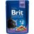 Brit Premium Cat Dorsz 100g - Saszetka z mokrą karmą dla kota z sosem, kawałkami delikatnego mięsa, bez dodatku cukru